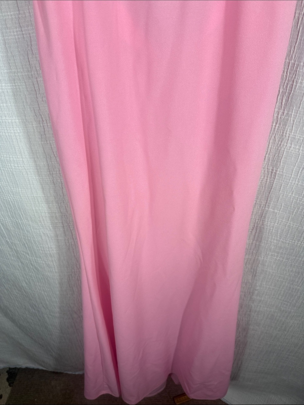 Lucy In The Sky Ruched Strapless Corset Maxi Formal Dress (Pink) small - Picture 8 of 13